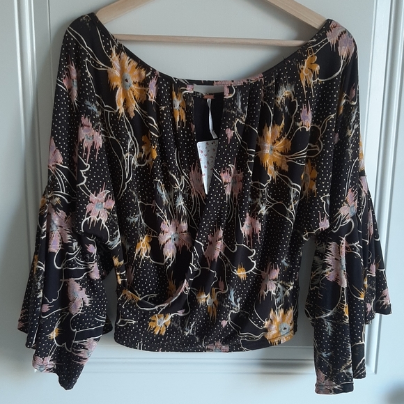 Free People Tops - NWT Free People Floral Last Time Top Size Small